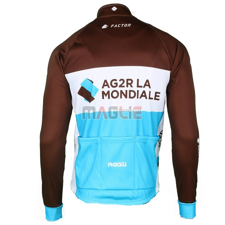 Maglia Ag2r La Mondiale ML 2018 Marrone - Clicca l'immagine per chiudere